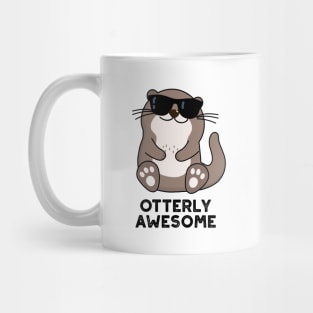 Otterly Awesome Funny Animal Otter Pun Mug